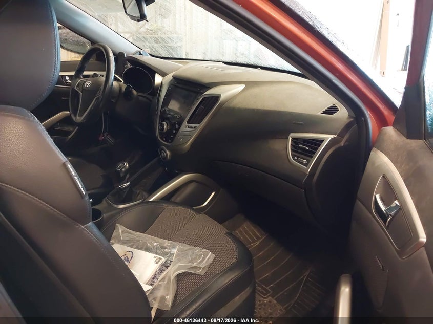 HYUNDAI VELOSTER 2012 VIN KMHTC6AD9CU074793