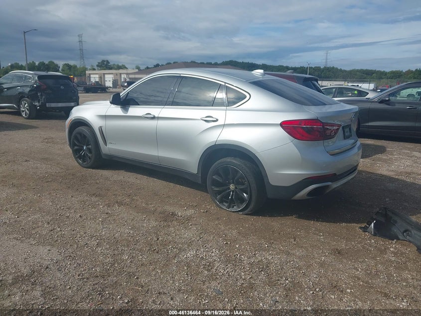 Vin: 5uxku2c3xh0u29204, lot: 46636198, bmw x6 xdrive35i 20173