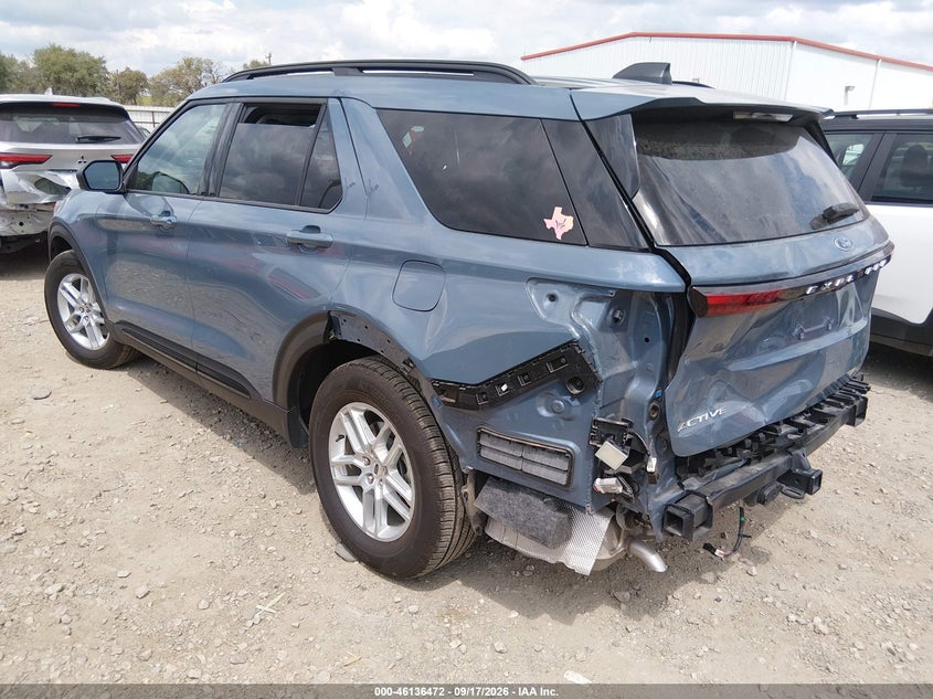 Vin: 1fmuk7dh0tga64213, lot: 46636206, ford explorer active 20263