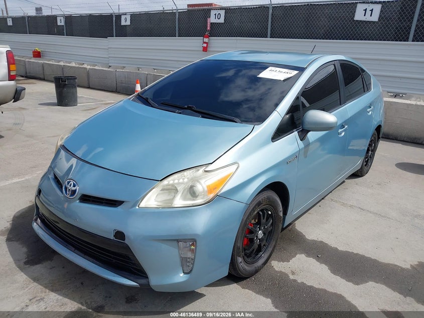 Vin: jtdkn3du4c5464859, lot: 46636223, toyota prius two 20122