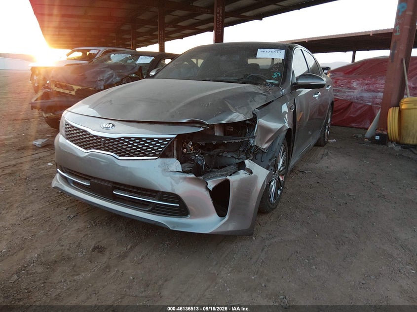 Vin: 5xxgv4l2xjg203224, lot: 46636247, kia optima sx turbo 20182