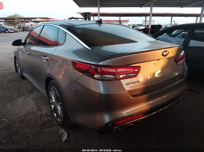 Vin: 5xxgv4l2xjg203224, lot: 46636247, kia optima sx turbo 20183