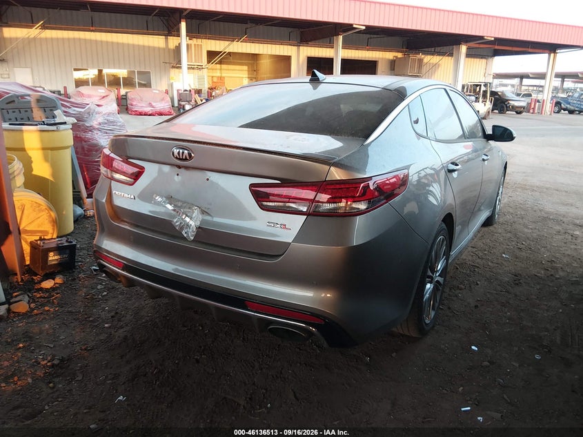 Vin: 5xxgv4l2xjg203224, lot: 46636247, kia optima sx turbo 20184