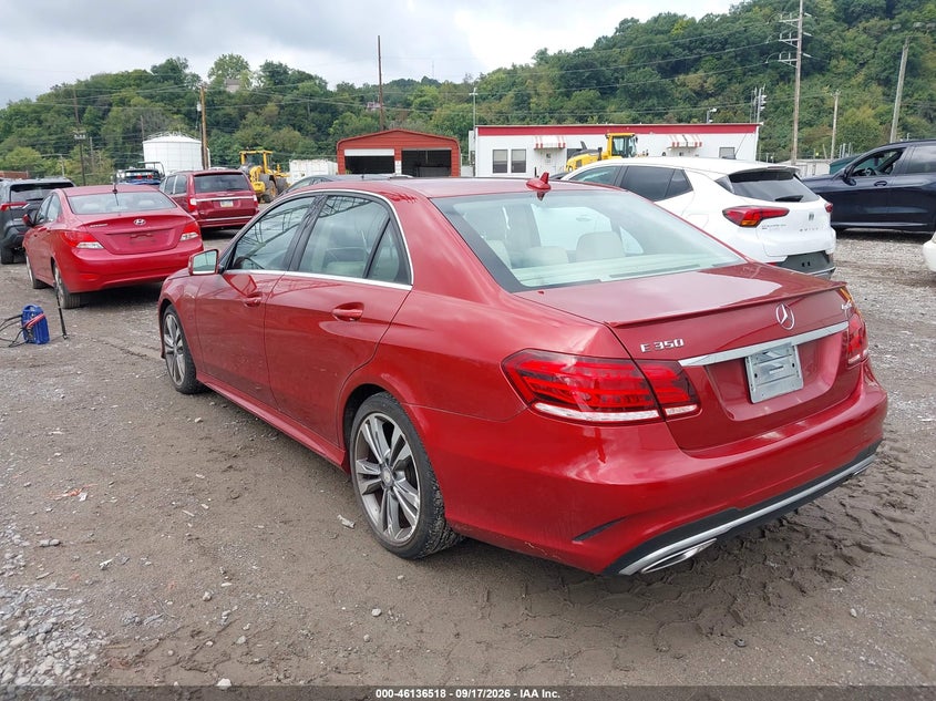 Vin: wddhf8jb6fb096025, lot: 46636252, mercedes-benz e 350 4matic 20153
