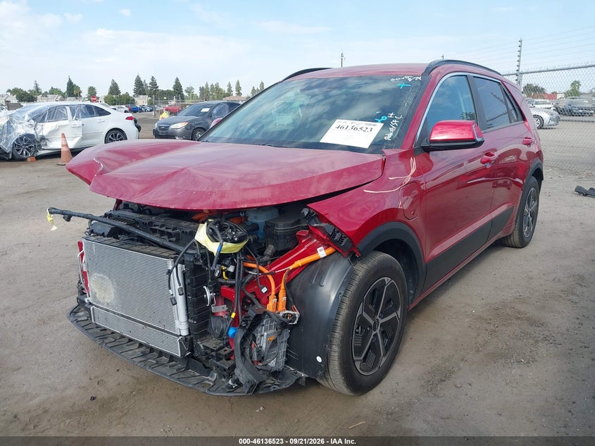 Vin: kndcs3lf7r5195569, lot: 46636257, kia niro plug-in hybrid ex 20242