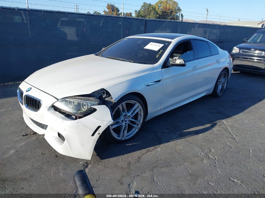 Vin: wba6b2c57fd799376, lot: 46636262, bmw 650i gran coupe 20152