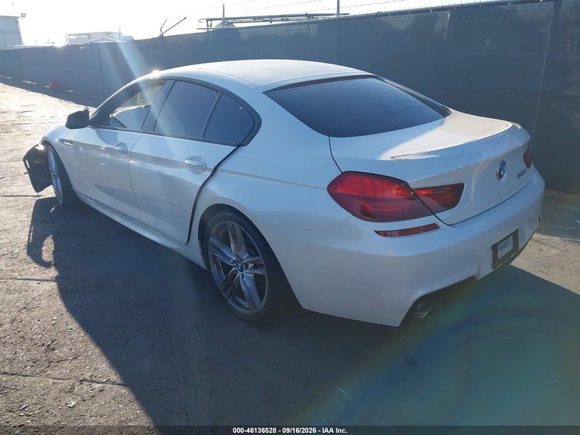 Vin: wba6b2c57fd799376, lot: 46636262, bmw 650i gran coupe 20153