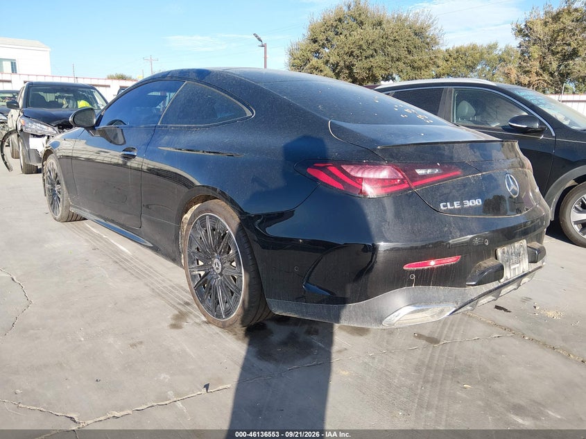 Vin: w1kmj4hb1rf035089, lot: 46636287, mercedes-benz cle 300 4matic 20243