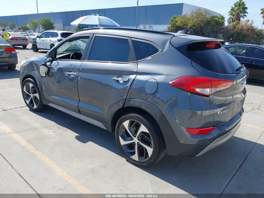 Vin: km8j33a23hu377208, lot: 46636288, hyundai tucson limited 20173