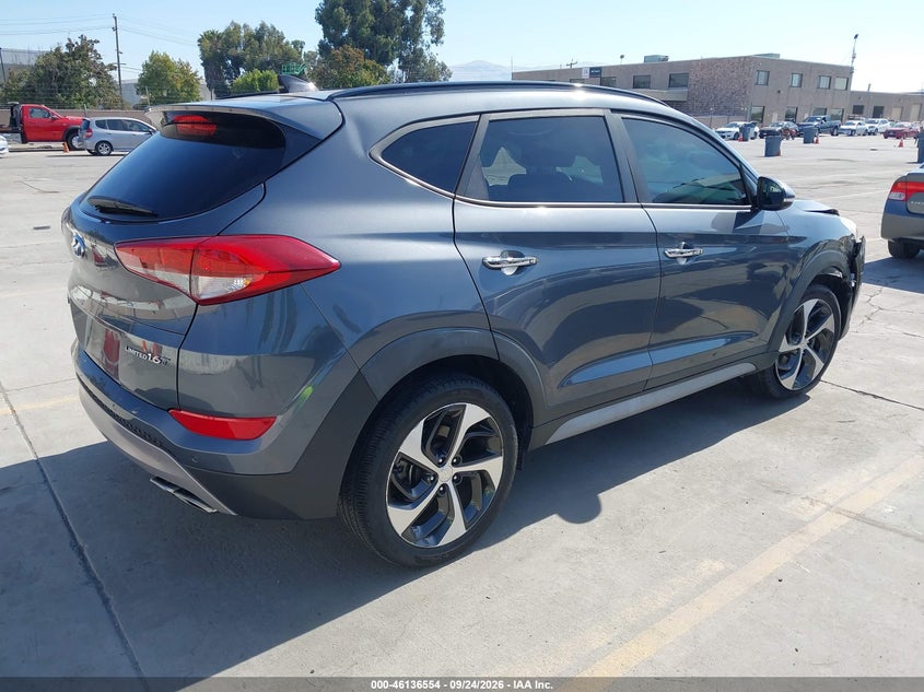 Vin: km8j33a23hu377208, lot: 46636288, hyundai tucson limited 20174