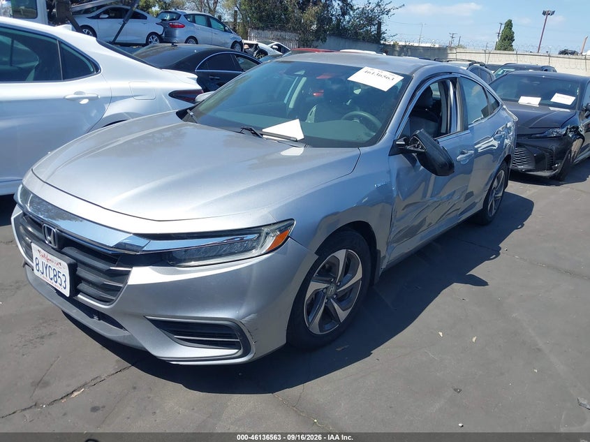 Vin: 19xze4f59ke022771, lot: 46636297, honda insight ex 20192