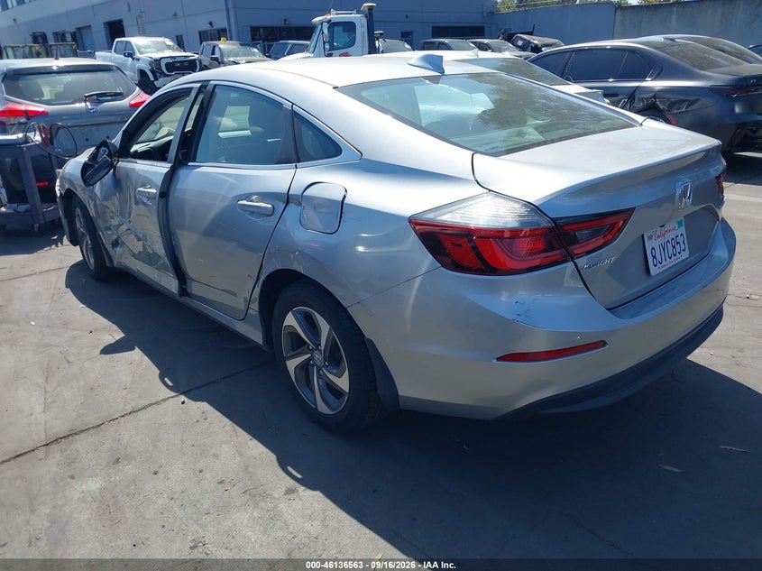 Vin: 19xze4f59ke022771, lot: 46636297, honda insight ex 20193