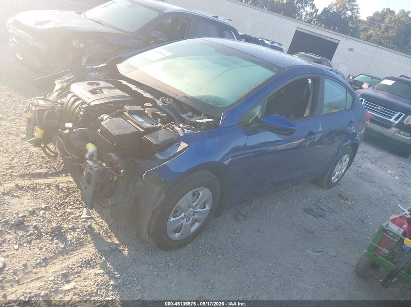 Vin: 3kpfk4a77he099622, lot: 46636310, kia forte lx 20172