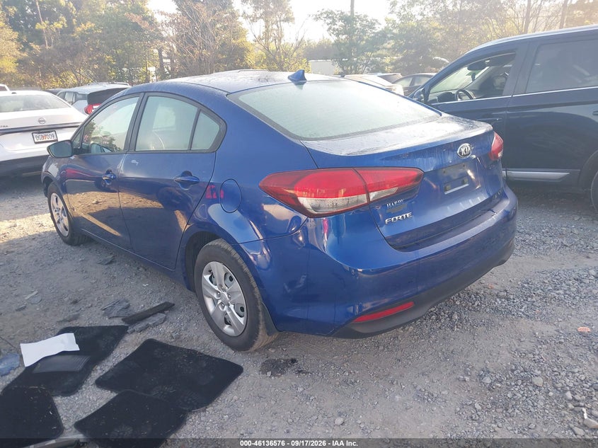 Vin: 3kpfk4a77he099622, lot: 46636310, kia forte lx 20173