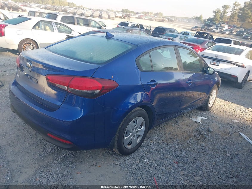 Vin: 3kpfk4a77he099622, lot: 46636310, kia forte lx 20174