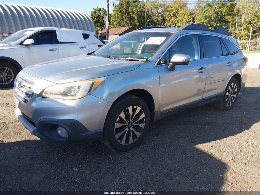 2015 Subaru Outback, Обычный износ, IAAI, VIN 4S4BSALC6F3226092 — фото 2
