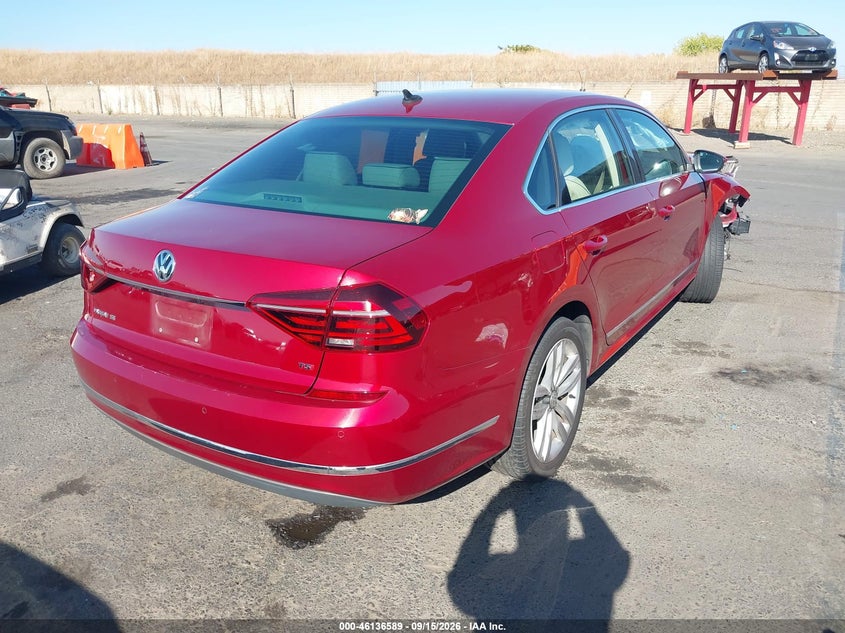 Vin: 1vwgt7a34hc002560, lot: 46636323, volkswagen passat 1.8t se 20174