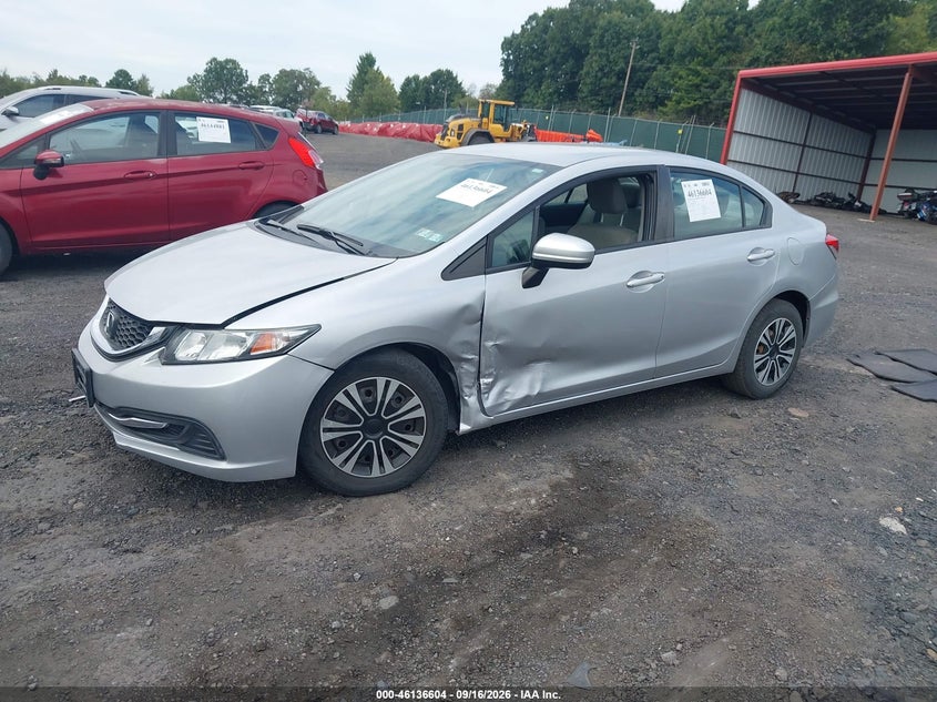 Vin: 19xfb2f50fe202114, lot: 46636338, honda civic lx 20152