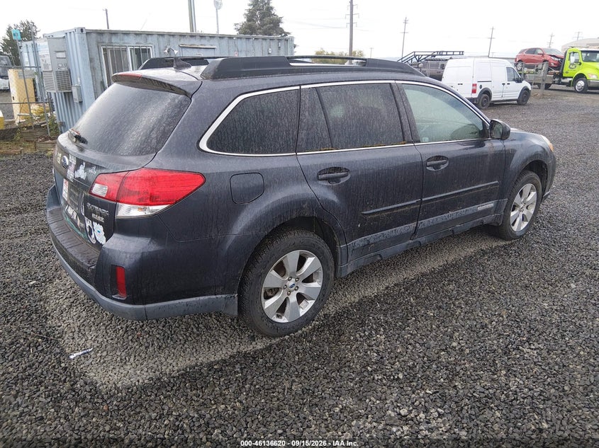 2012 SUBARU OUTBACK auction photo 4