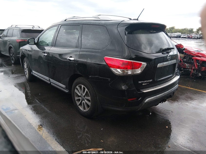 Vin: 5n1ar2mm2ec696994, lot: 46636355, nissan pathfinder sl 20143