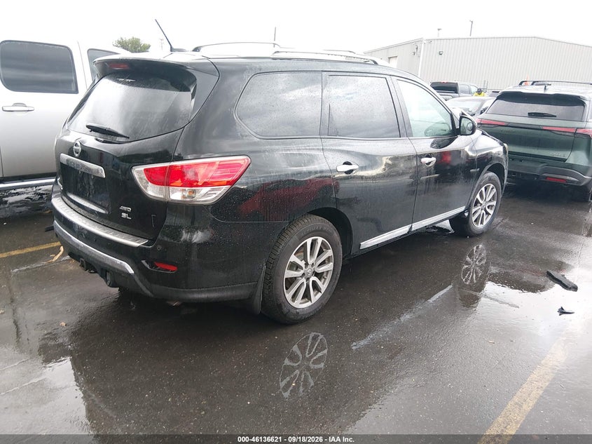 Vin: 5n1ar2mm2ec696994, lot: 46636355, nissan pathfinder sl 20144