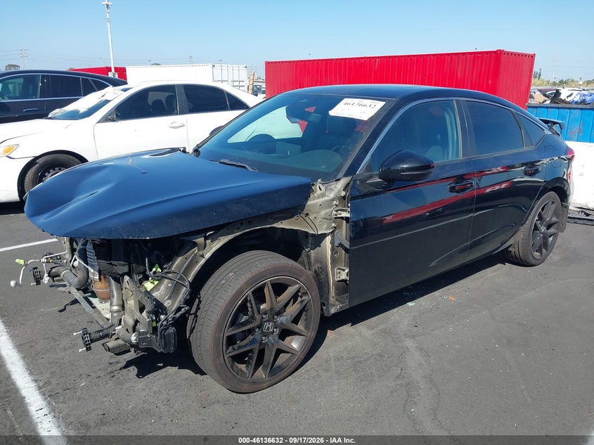 Vin: 19xfl1h88ne004328, lot: 46636366, honda civic sport touring 20222