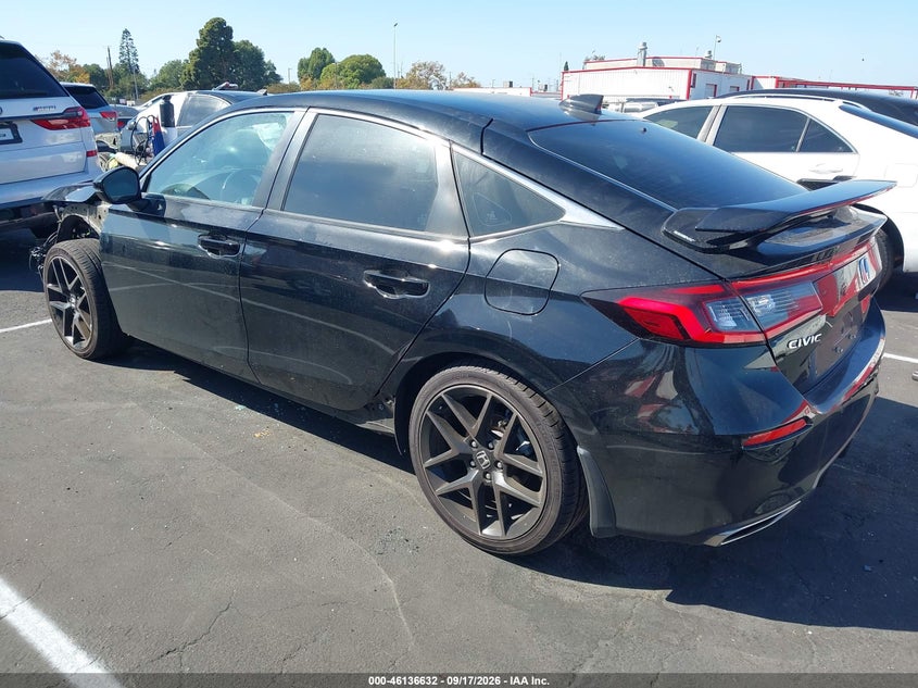 Vin: 19xfl1h88ne004328, lot: 46636366, honda civic sport touring 20223