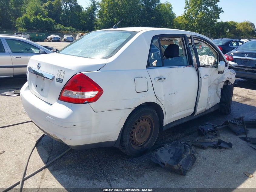 NISSAN VERSA 2009 VIN 3N1BC11E79L379792