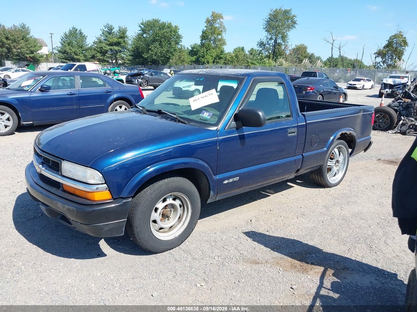 CHEVROLET S-10 2000 VIN 1GCCS1447YK169054