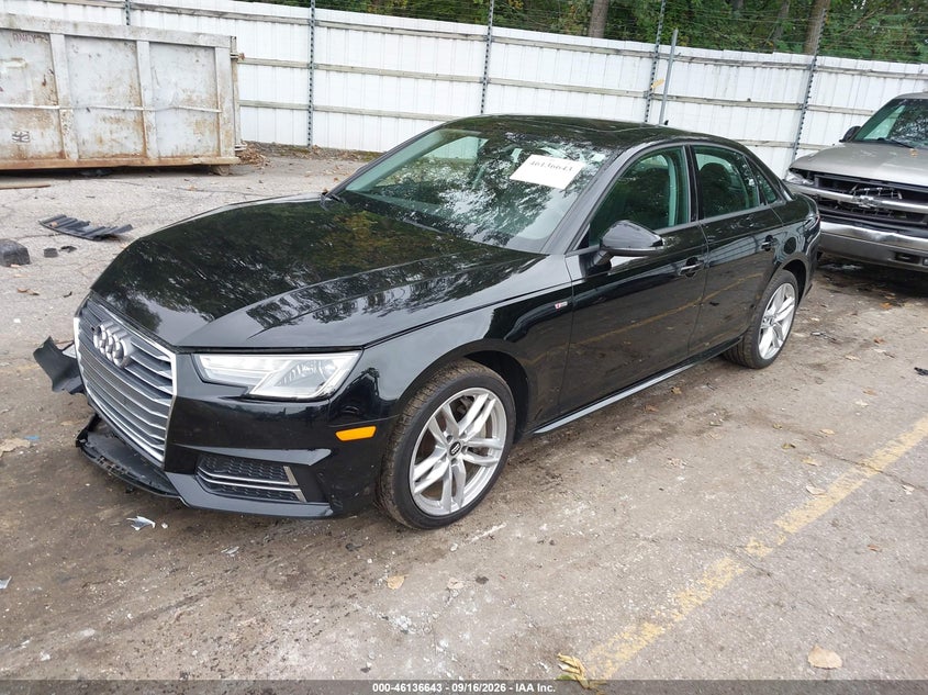 Vin: waudnaf40hn056521, lot: 46636377, audi a4 2.0t season of audi premium 20172