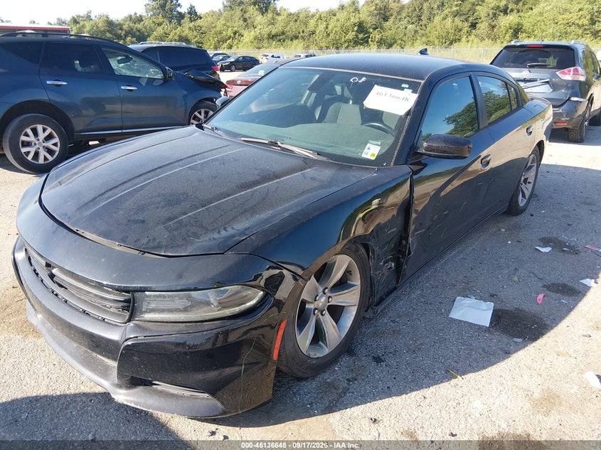 Vin: 2c3cdxhg7hh589426, lot: 46636382, dodge charger sxt rwd 20172