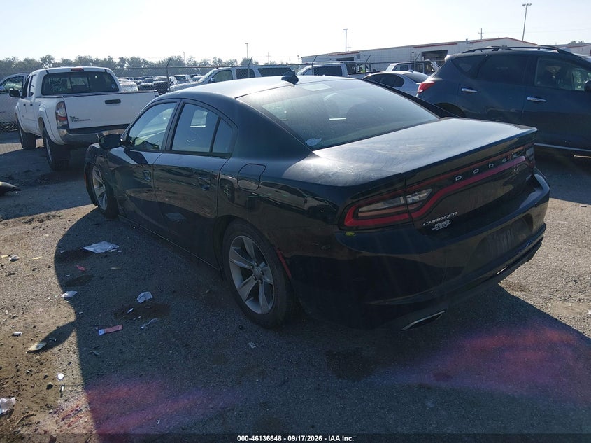 Vin: 2c3cdxhg7hh589426, lot: 46636382, dodge charger sxt rwd 20173
