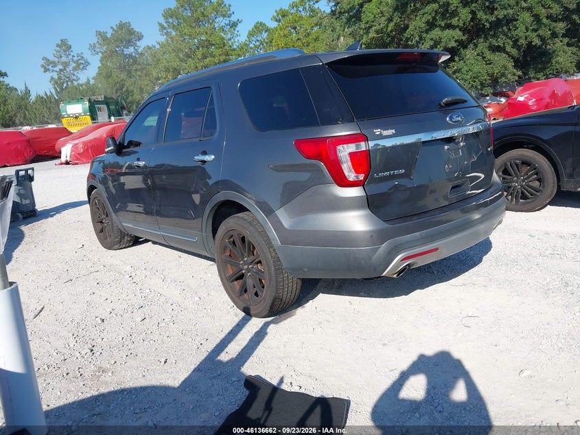 Vin: 1fm5k7f86gga11538, lot: 46636396, ford explorer limited 20163