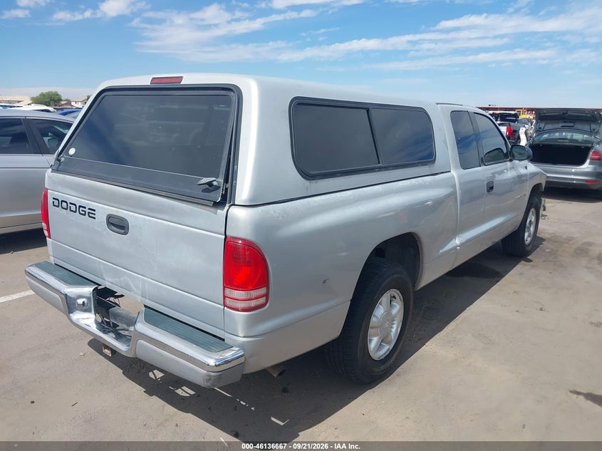 DODGE DAKOTA 2000 VIN 1B7GL22N3YS656722