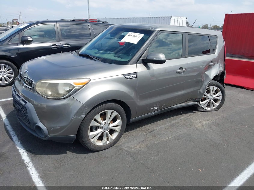Vin: kndjp3a57e7051585, lot: 46636401, kia soul + 20142