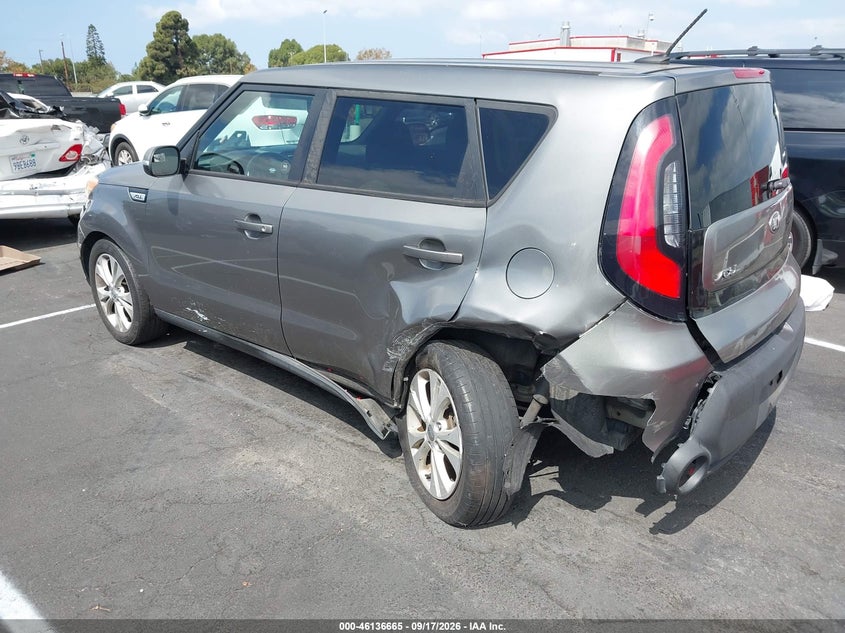 Vin: kndjp3a57e7051585, lot: 46636401, kia soul + 20143