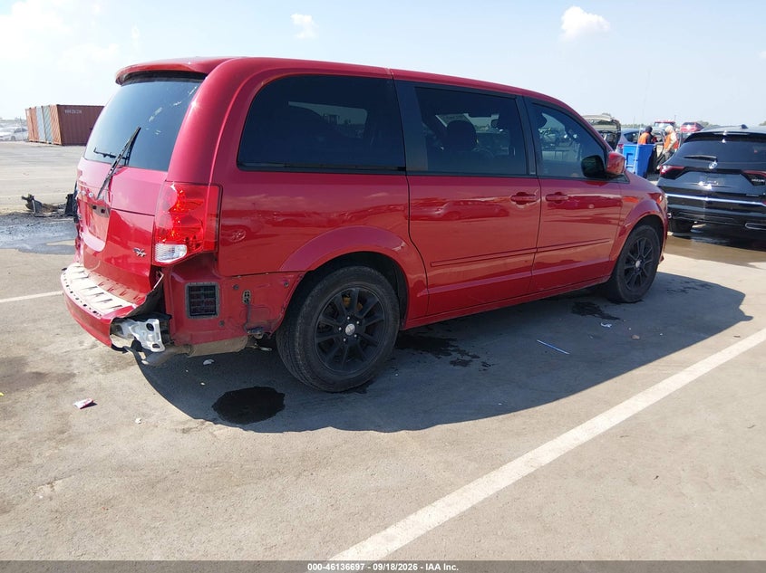Vin: 2c4rdgegxdr683704, lot: 46636432, dodge grand caravan r/t 20134