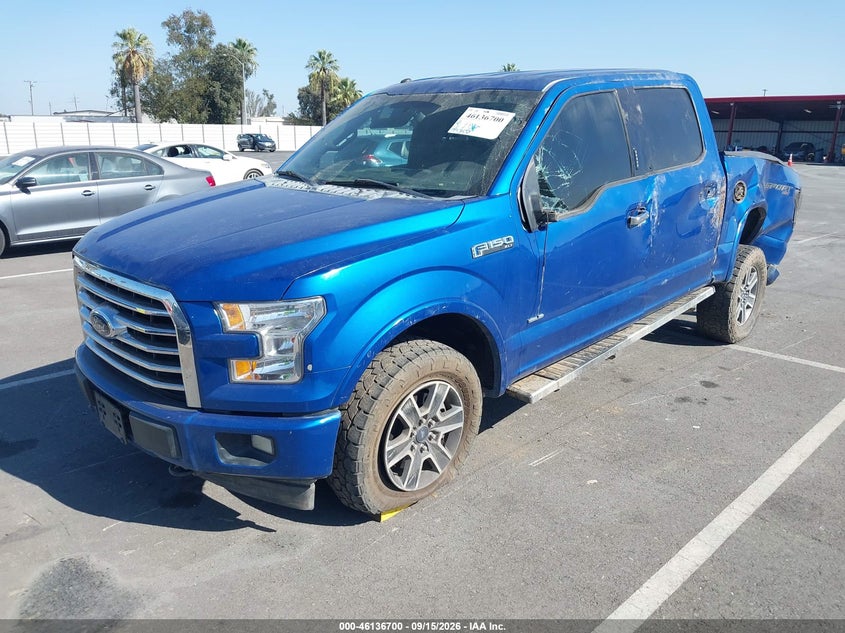 Vin: 1ftew1ep6hkc84198, lot: 46636434, ford f-150 xlt 20172