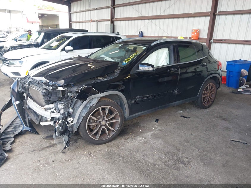 Vin: wdctg4eb9hj362158, lot: 46636435, mercedes-benz gla 250 20172