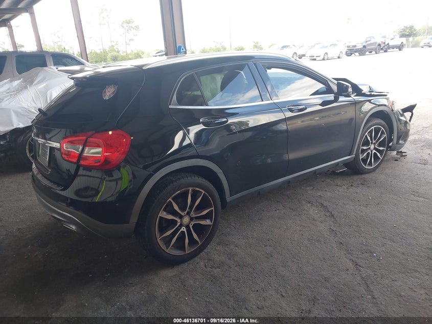 Vin: wdctg4eb9hj362158, lot: 46636435, mercedes-benz gla 250 20174