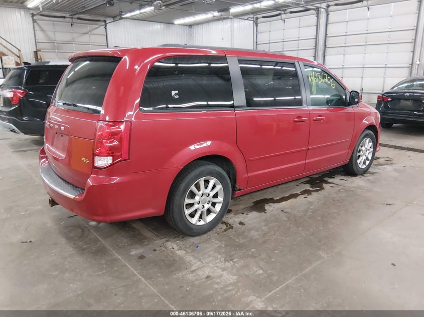 Vin: 2c4rdgeg8dr593192, lot: 46636440, dodge grand caravan r/t 20134