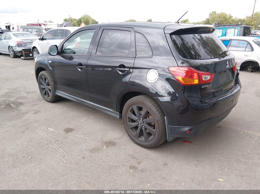 Vin: 4a4ap3aw7fe061385, lot: 46636448, mitsubishi outlander sport es 20153