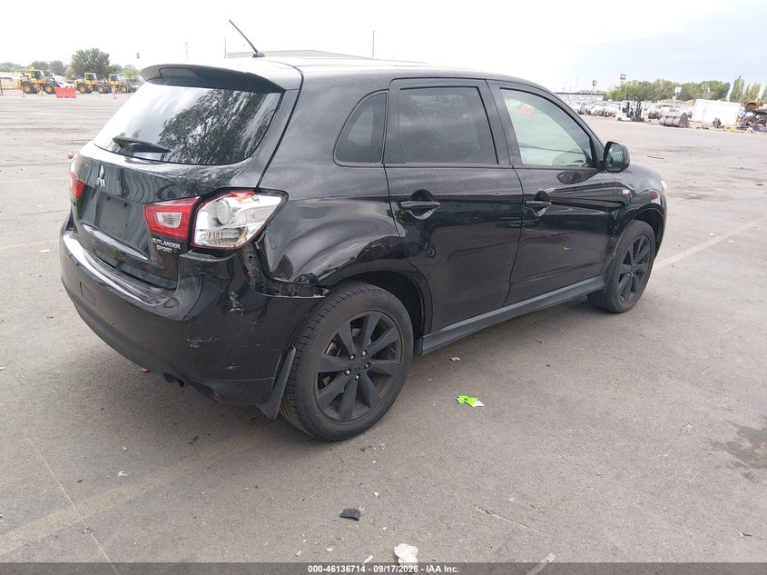 Vin: 4a4ap3aw7fe061385, lot: 46636448, mitsubishi outlander sport es 20154