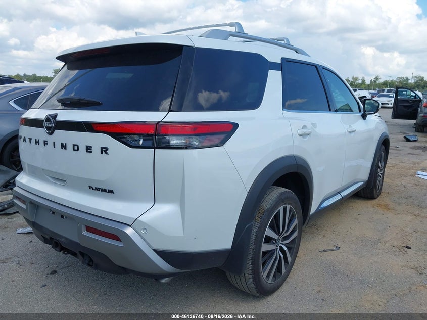 Vin: 5n1dr3dg1sc282050, lot: 46636474, nissan pathfinder platinum fwd 20254