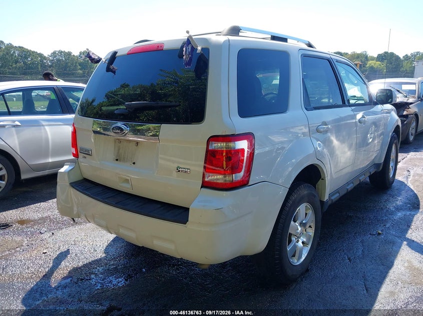 Vin: 1fmcu0eg9cka44672, lot: 46636497, ford escape limited 20124