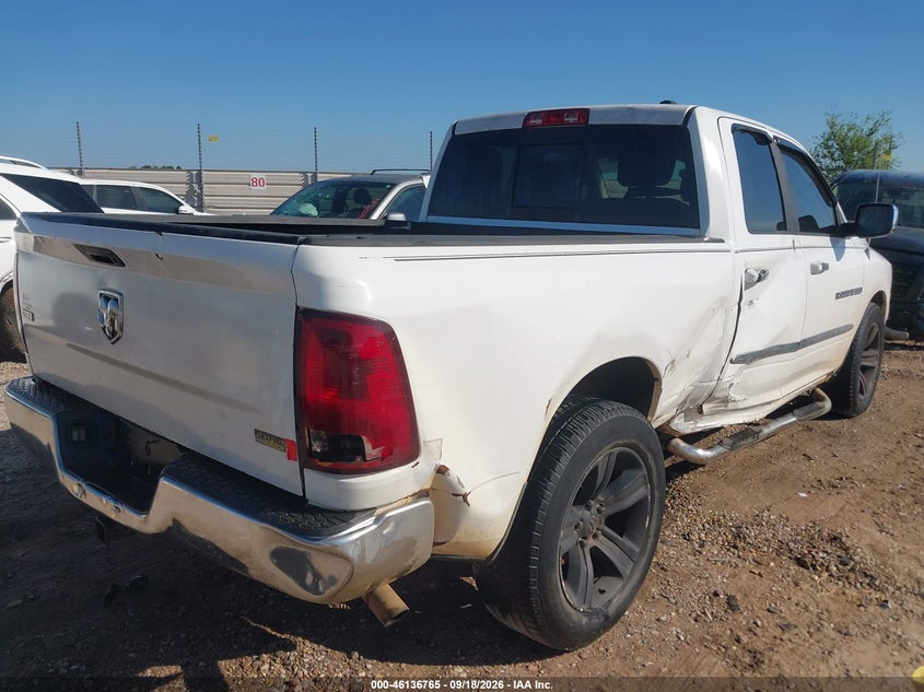 Vin: 1c6rd6gp8cs248918, lot: 46636499, ram 1500 slt 20124
