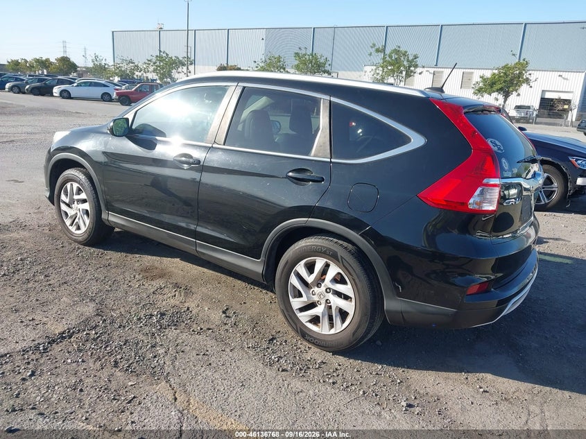 Vin: 2hkrm3h75fh529387, lot: 46636502, honda cr-v ex-l 20153