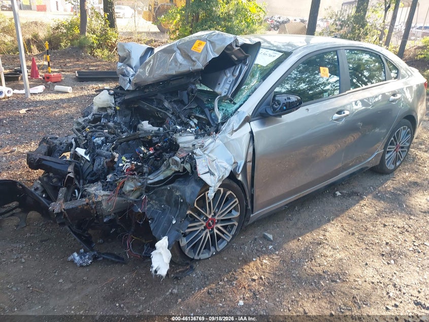 Vin: 3kpf44acxpe549799, lot: 46636503, kia forte gt 20232
