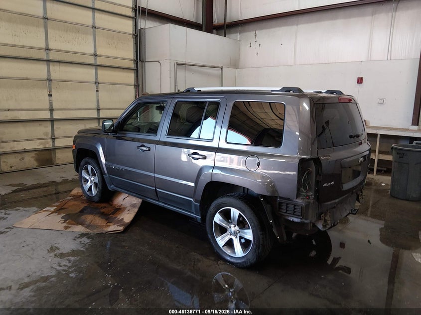 Vin: 1c4njrfb9hd113840, lot: 46636505, jeep patriot high altitude 4x4 20173
