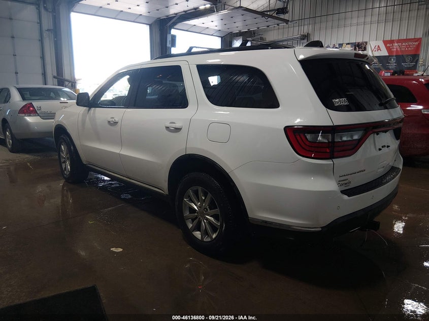 Vin: 1c4rdjag7hc817229, lot: 46636535, dodge durango sxt awd 20173